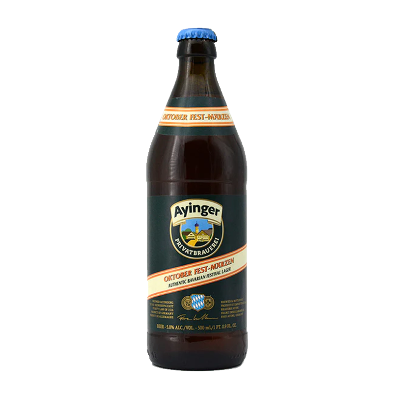 Ayinger Oktober Fest-Marzen Lager (Oktoberfest) 5.8% 500ml - 20 Pack