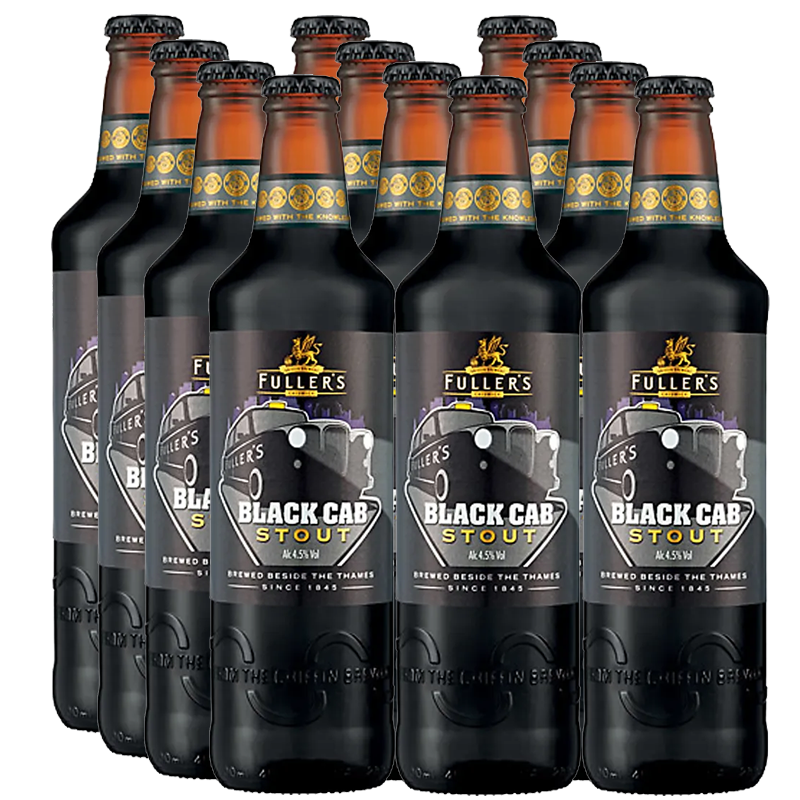 Fuller's Black Cab Stout 4.5% 500ml - 12 Pack
