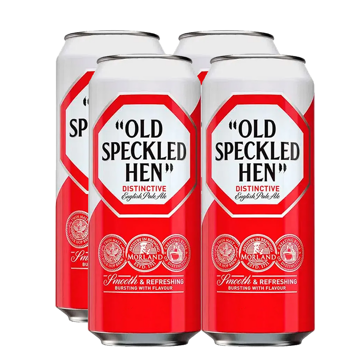 Greene King Old Speckled Hen 4.8% 500ml Can - 4 Pack