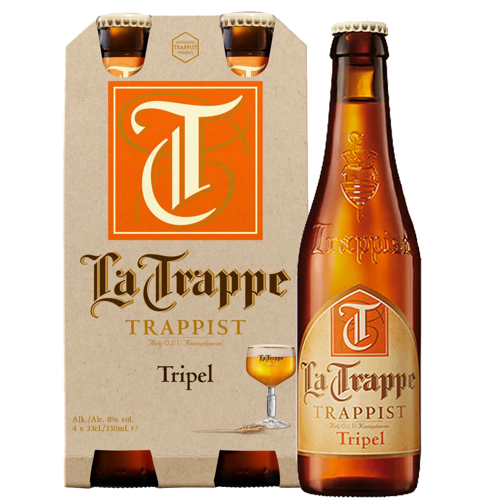 La Trappe Tripel 8.0% 330ml - 4 Pack