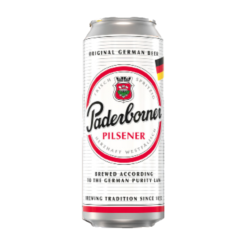 Paderborner Pilsener 4.8% 500ml Can