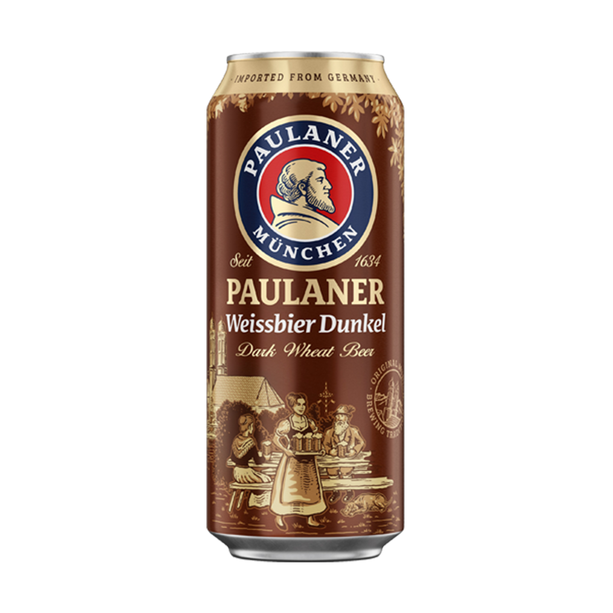 Paulaner Hefeweiss Dunkel 5.3% Can 500ml