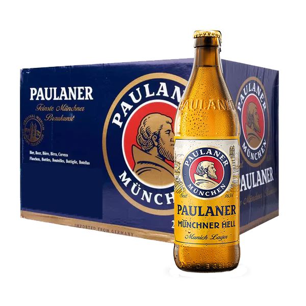 Paulaner Münchner Hell 4.9% 500ml - 20 Pack
