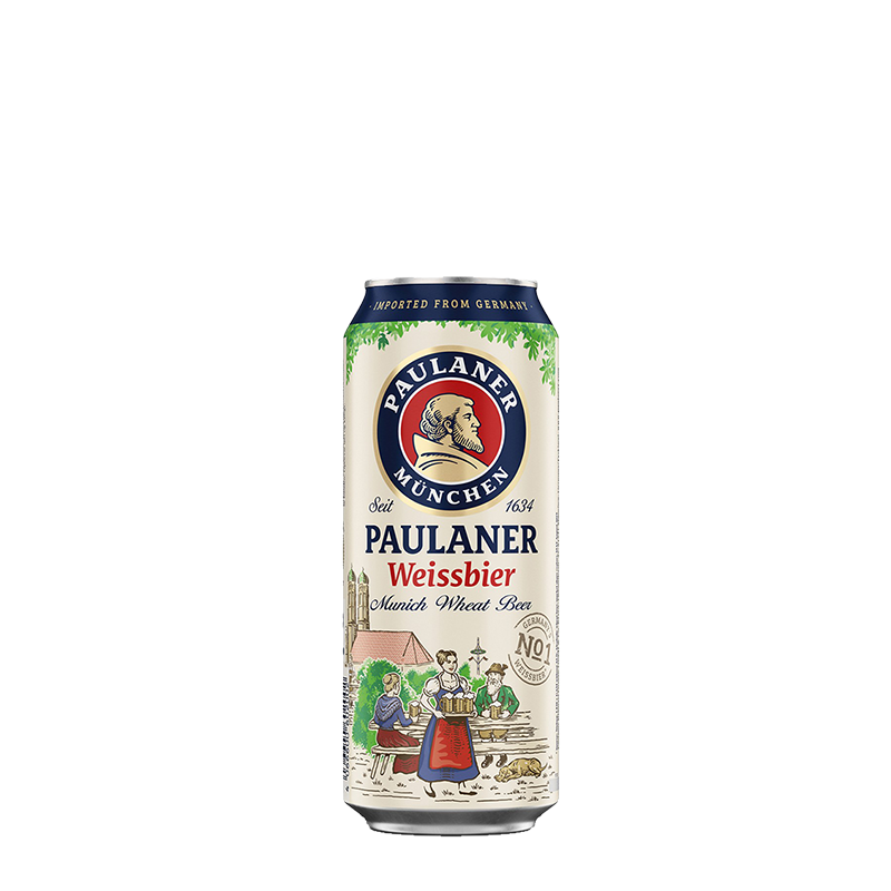 Paulaner Wheat Beer 5.5% CAN 500ml - 24 Pack