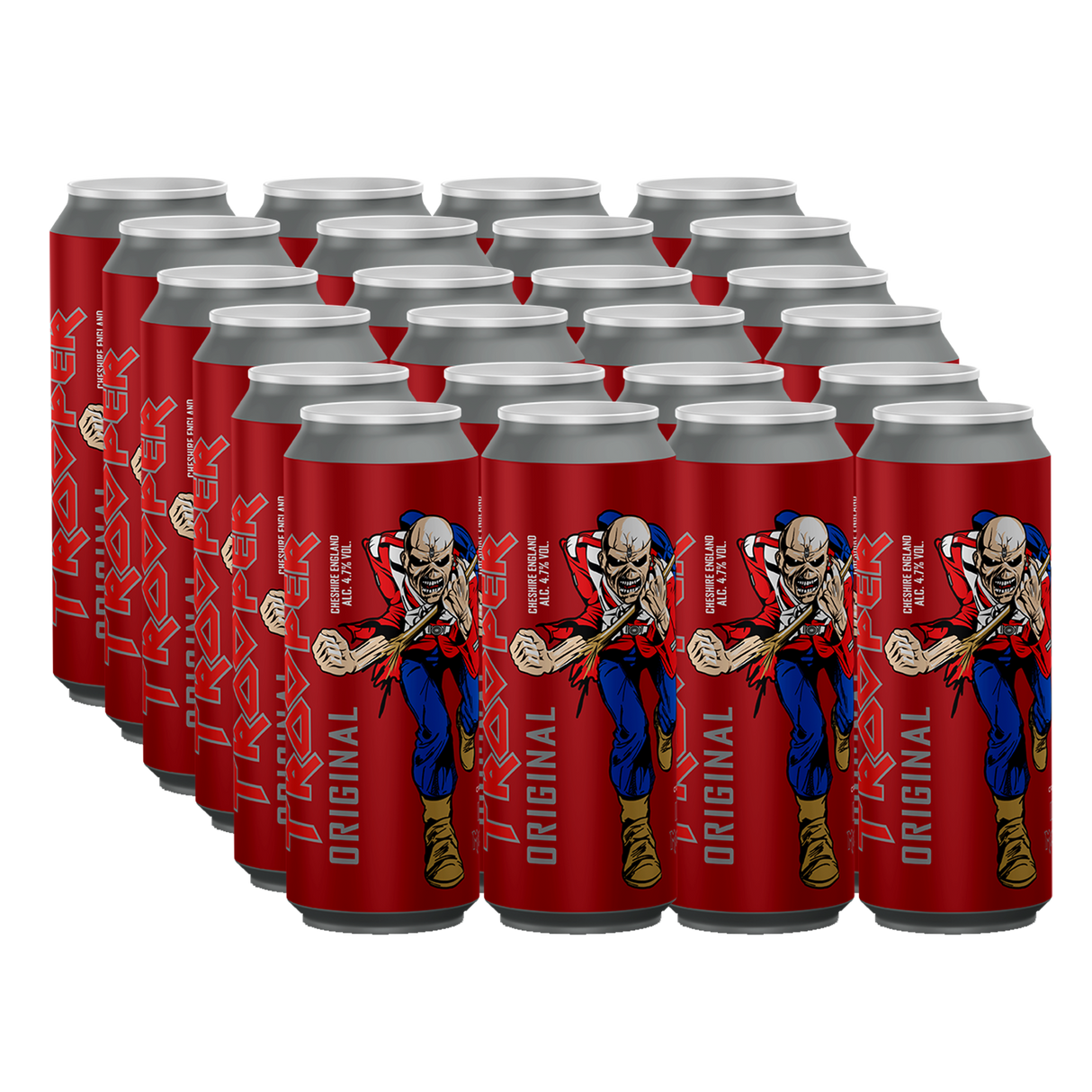 Robinsons Iron Maiden Trooper Original 4.7% 500ml Can - 24 Pack