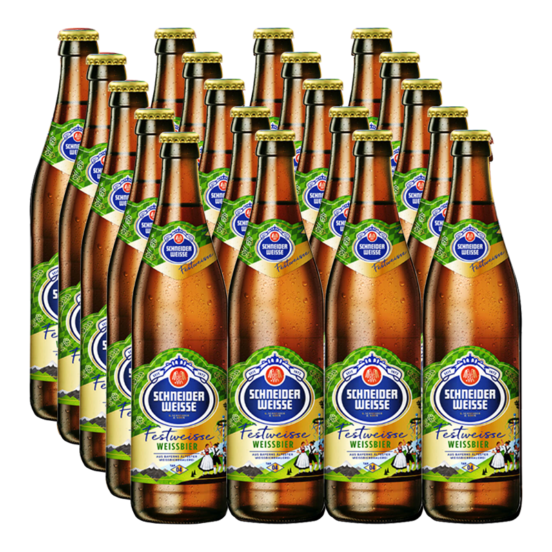 Schneider Weisse Tap 4 Festweisse Weissbier 6.2% 500ml - 20 Bottles