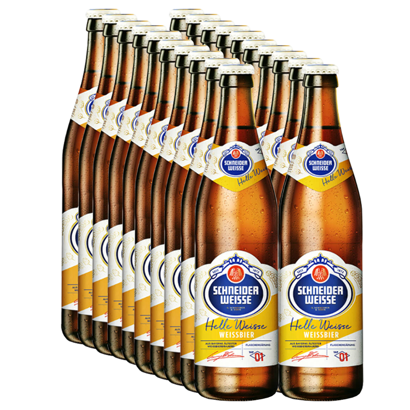 Schneider Weisse Tap 1 Helle Weisse Weissbier 4.9% 500ml - 20 Pack