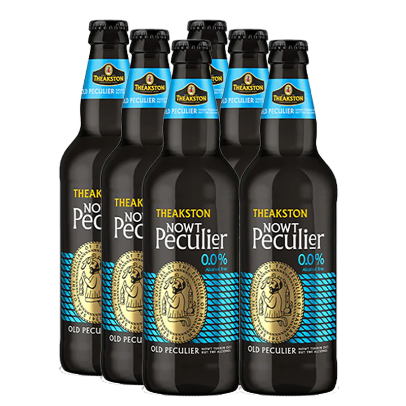 Theakston Nowt Peculier Zero Alcohol 0.0% 500ml - 8 Pack
