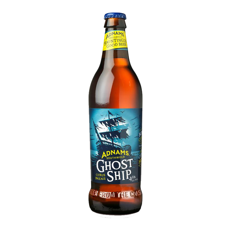 Adnams Beer Ghost Ship Citrus Pale Ale 4.5% 500ml - 8 Pack