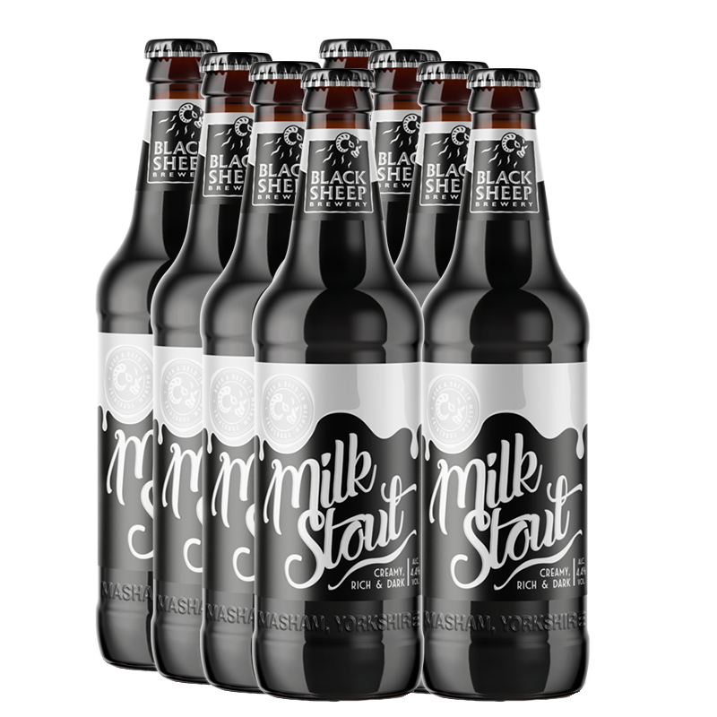 Black Sheep Milk Stout 4.4% 500ml - 8 Pack