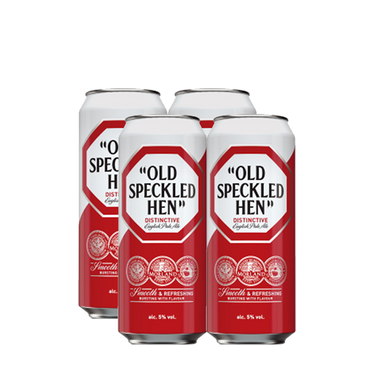 Greene King Old Speckled Hen 5.0% 500ml Can - 4 Pack