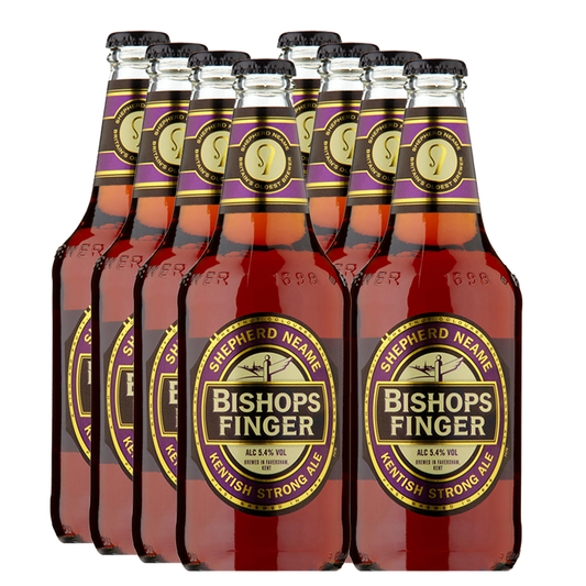Shepherd Neame Bishops Finger Strong Ale 5.2% 500ml - 12 Pack