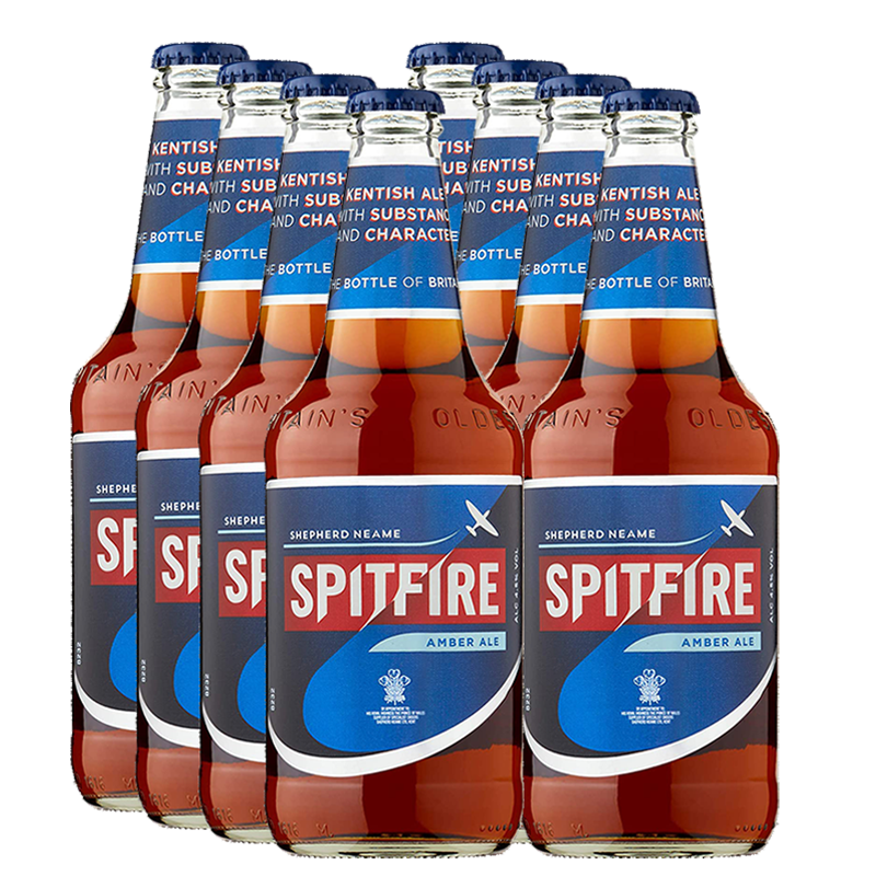 Shepherd Neame Spitfire Amber Ale 4.5% 500ml - 12 Pack