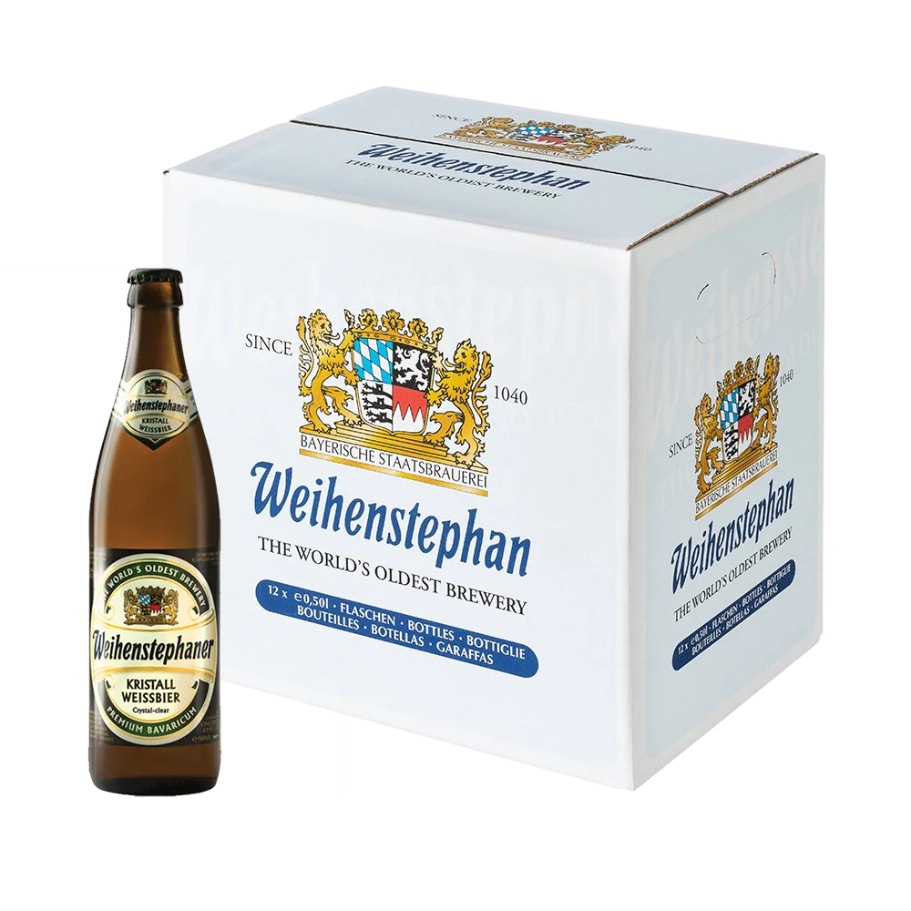 Weihenstephaner Kristall Weissbier 5.4% 500ml - 12 Pack