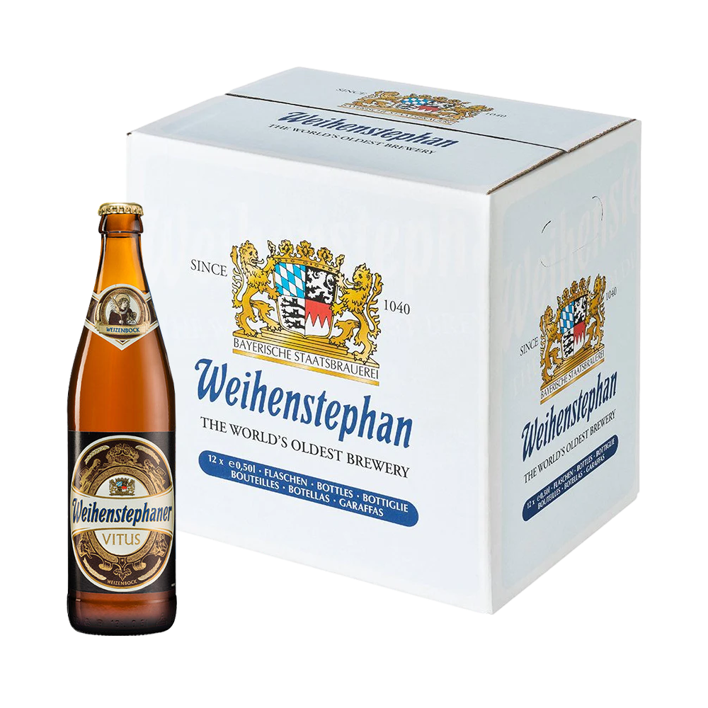 Weihenstephaner Weizenbock Vitus 7.7% 500ml - 20 Pack