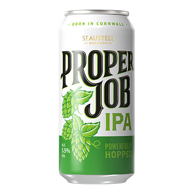 St Austell Proper Job Cornish IPA 5.5% 440ml Can - 4 Pack