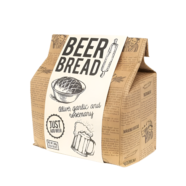 Beer Bread Rosemary Olive & Garlic Baking Mix - Just Add Beer!