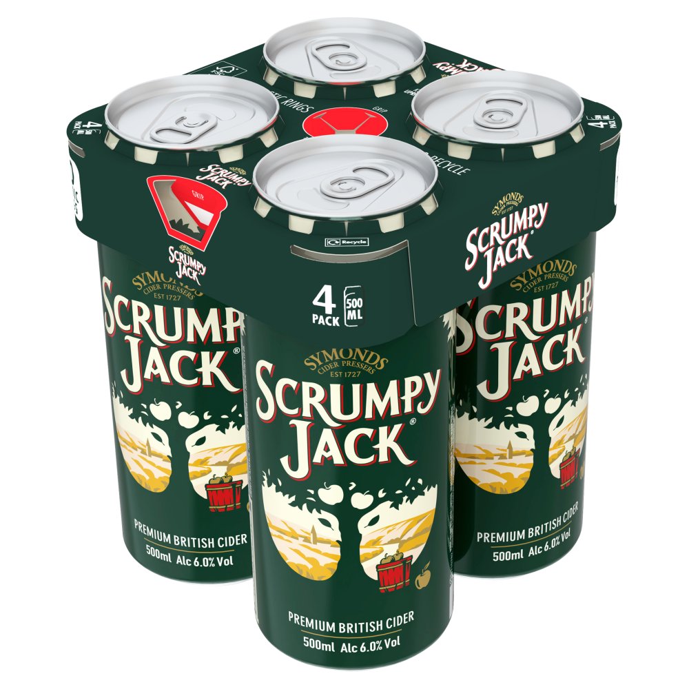 Scrumpy Jack Premium British Cider 500ml - 4 Pack