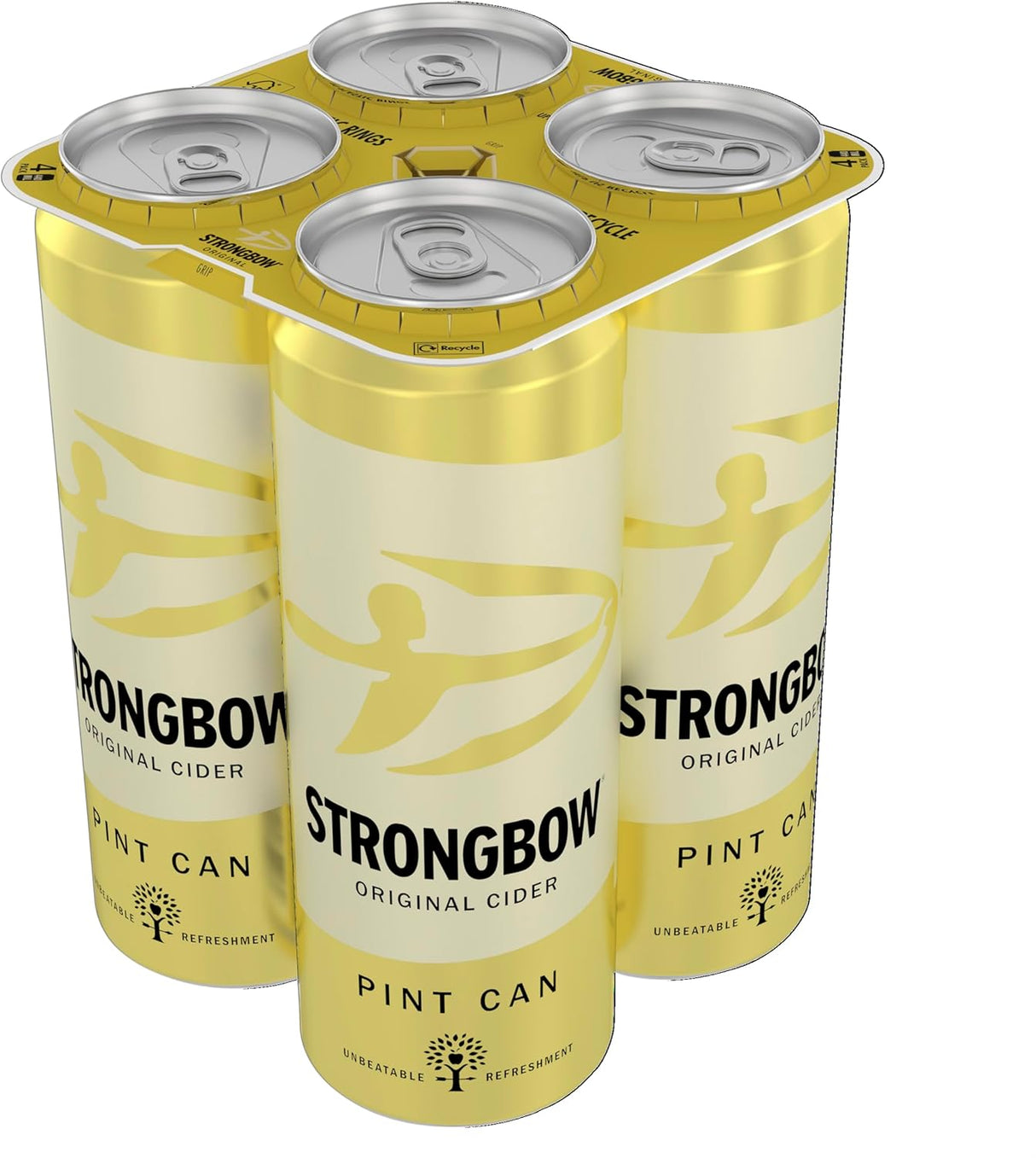 Strongbow Original Cider Pint Can 568ml - 4 Pack