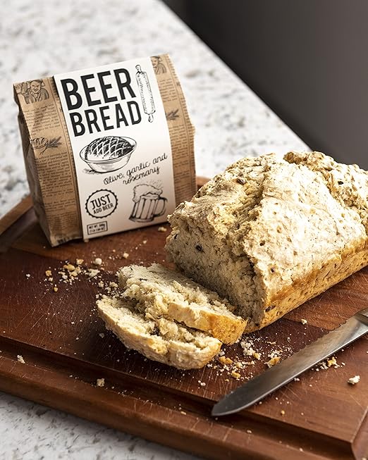 Beer Bread Rosemary Olive & Garlic Baking Mix - Just Add Beer!