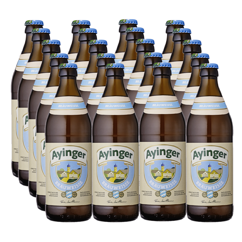 Ayinger Brauweisse Wheat 5.1% 500ml  - 20 Pack