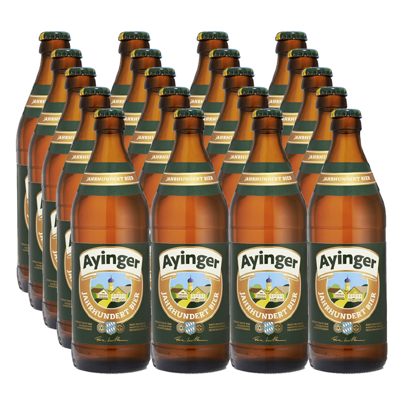 Ayinger Jahrhundertbier Export Lager 5.5% 500ml - 20 Pack