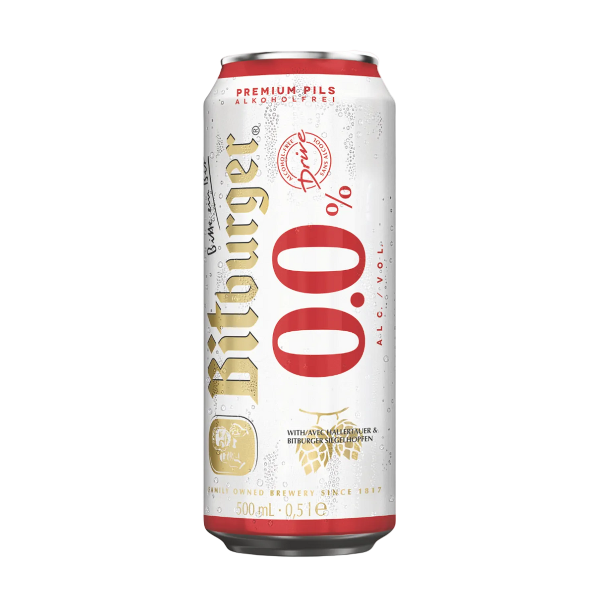 Bitburger Drive 0.0% Zero Alcohol 500ml Can