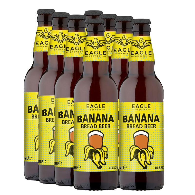 (BBE: 30/11/2024) Eagle Brewery Banana Bread Fruit Beer 5.2% 500ml - 8 Pack