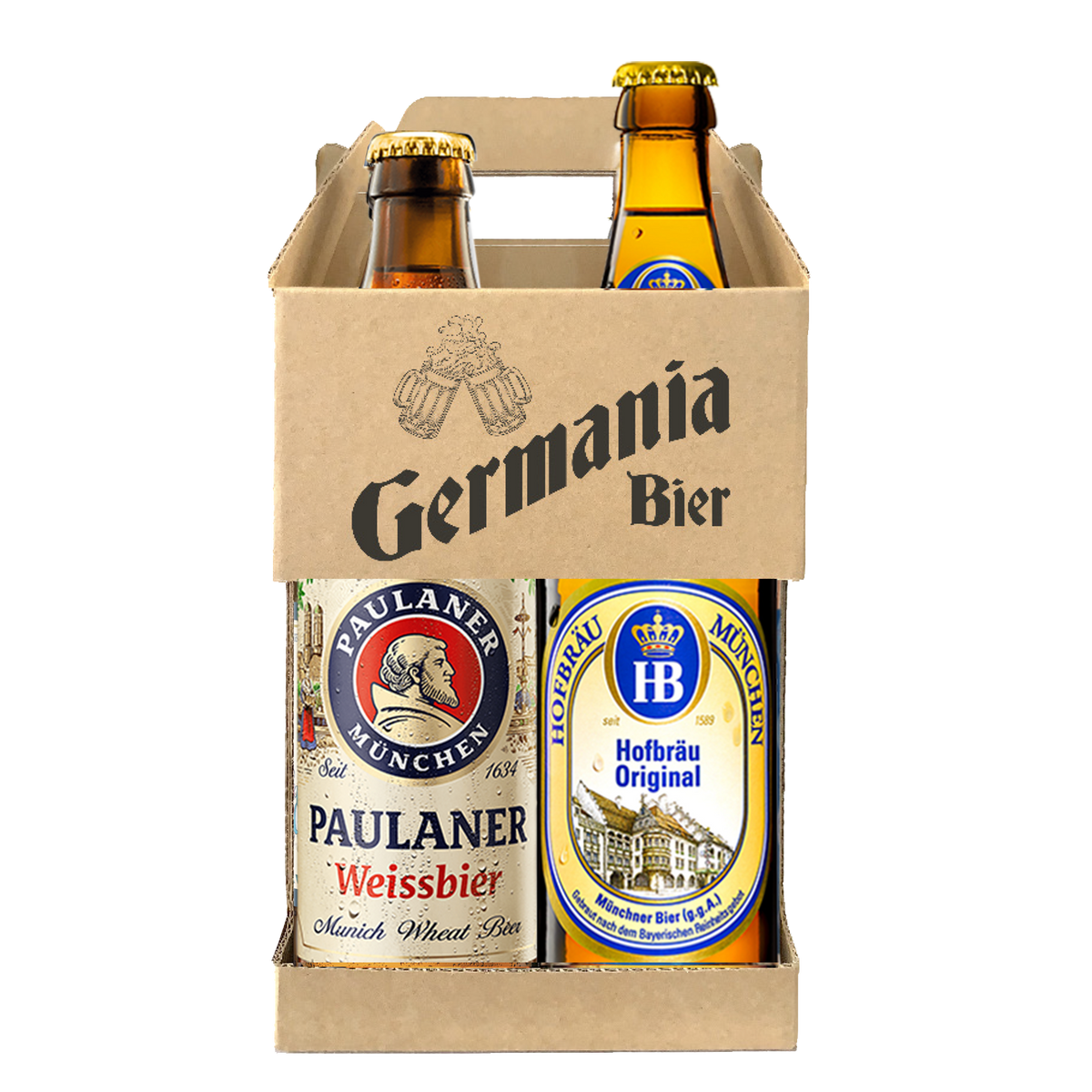 Germania Bier Mixed Gift Pack - 4 x 500ml Beers