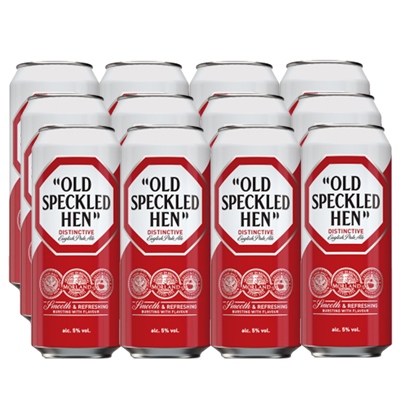 Greene King Old Speckled Hen 4.8% 500ml Can - 12 Cans