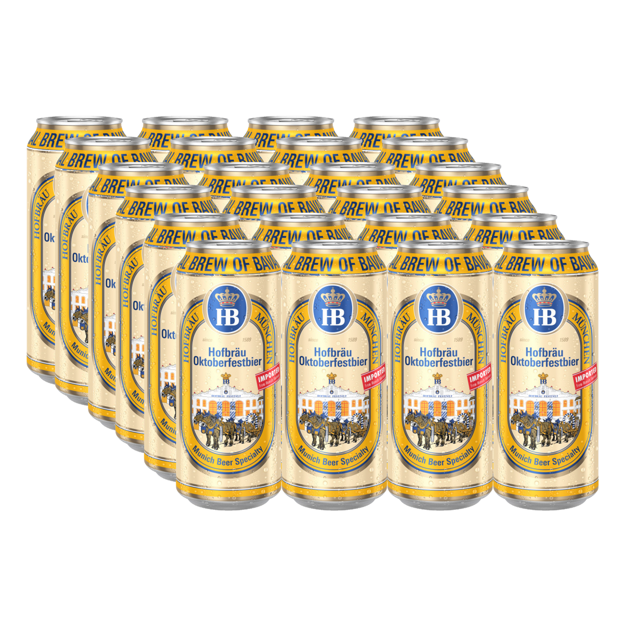 Hofbrau Oktoberfestbier 6.3% 500ml Can - 24 Pack