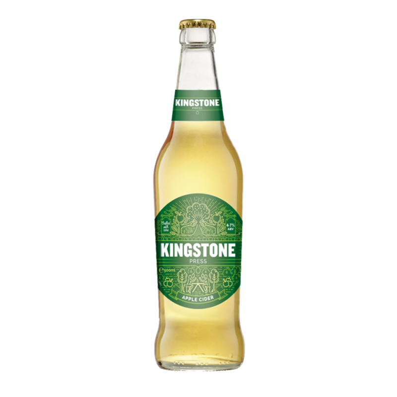 (BBE: 28/02/24) Kingstone Press Apple Cider 5.3% 500ml - 12 Pack
