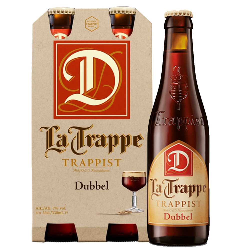 La Trappe Dubbel 7.0% 330ml - 4 Pack