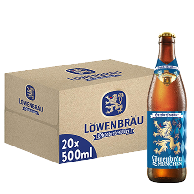 Lowenbrau Oktoberfestbier 6.1% 500ml - 20 Pack