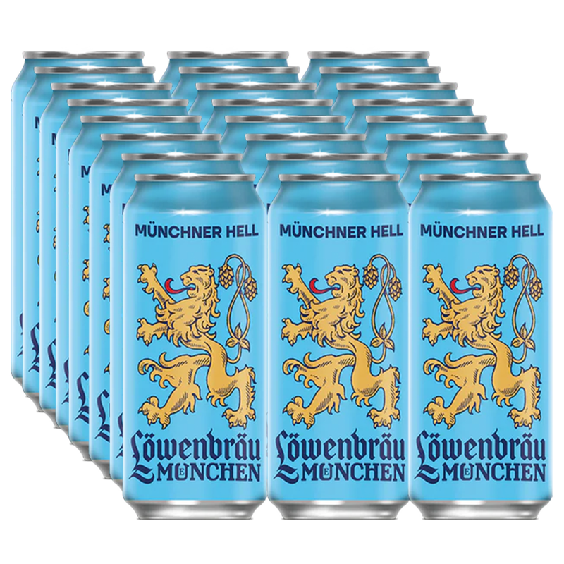 Lowenbrau Original Lager 5.2% 500ml Can - 24 Pack