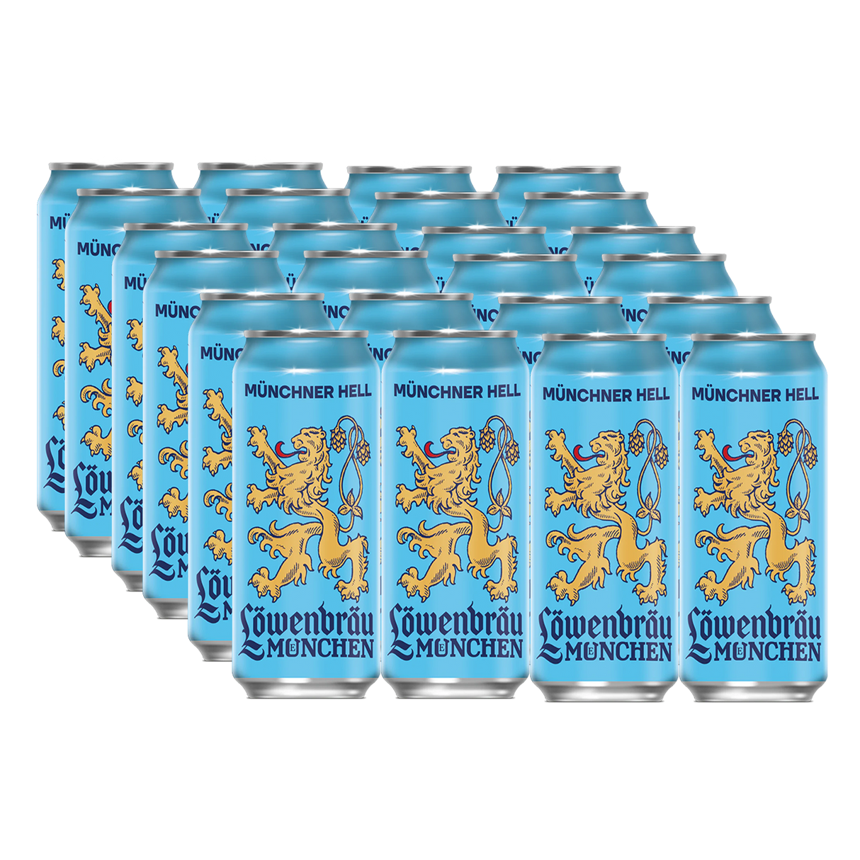 Lowenbrau Original Lager 5.2% 500ml Can - 24 Pack