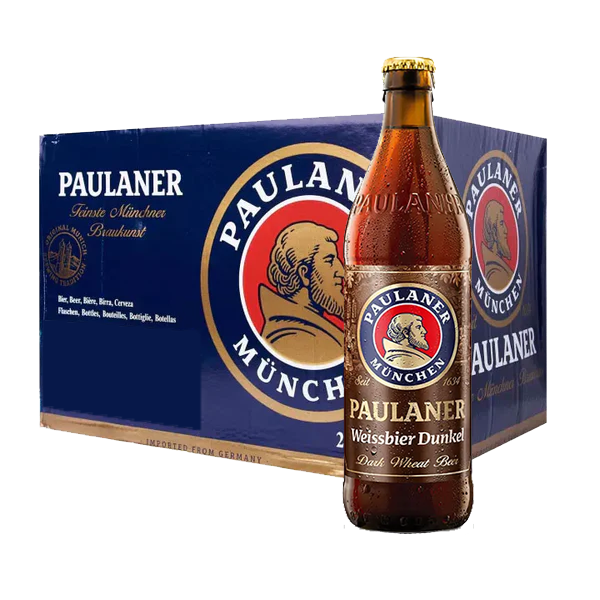 Paulaner Hefeweiss Dunkel 5.3% 500ml - 20 Pack