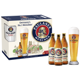 Paulaner Weissbier Gift Pack - 3x 500ml Bottle + 1 Glass