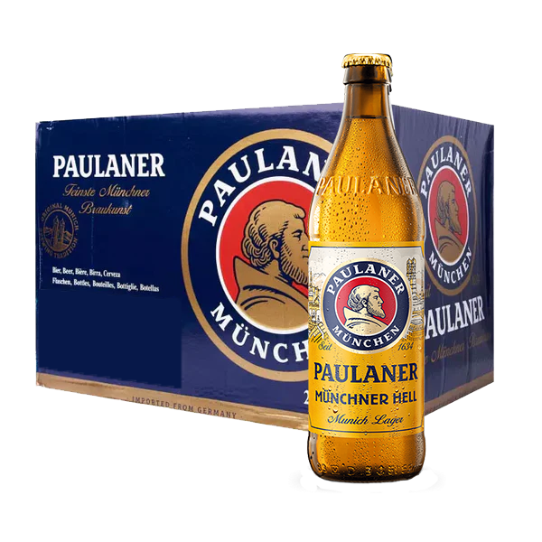 Paulaner Münchner Hell Lager 4.9% 500ml - 20 Pack