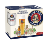 Paulaner Weissbier Gift Pack - 3x 500ml Bottle + 1 Glass