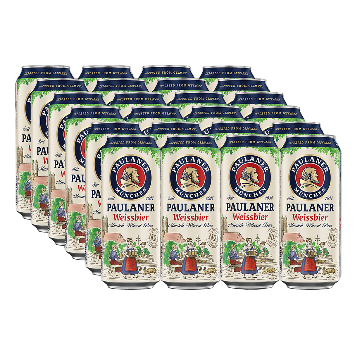 Paulaner Wheat Beer 5.5% CAN 500ml - 24 Pack