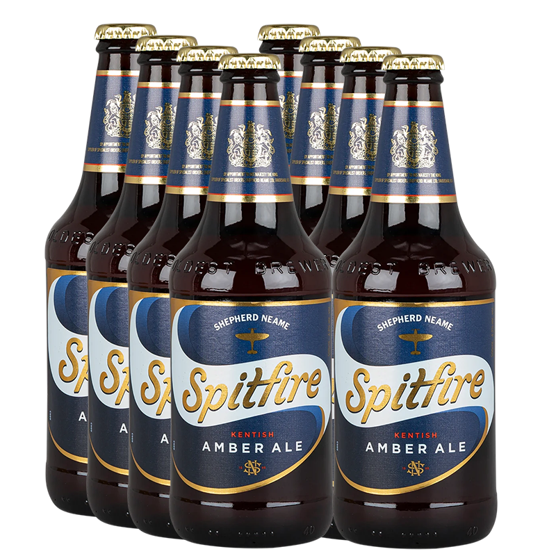 Shepherd Neame Spitfire Amber Ale 4.5% 500ml - 12 Pack