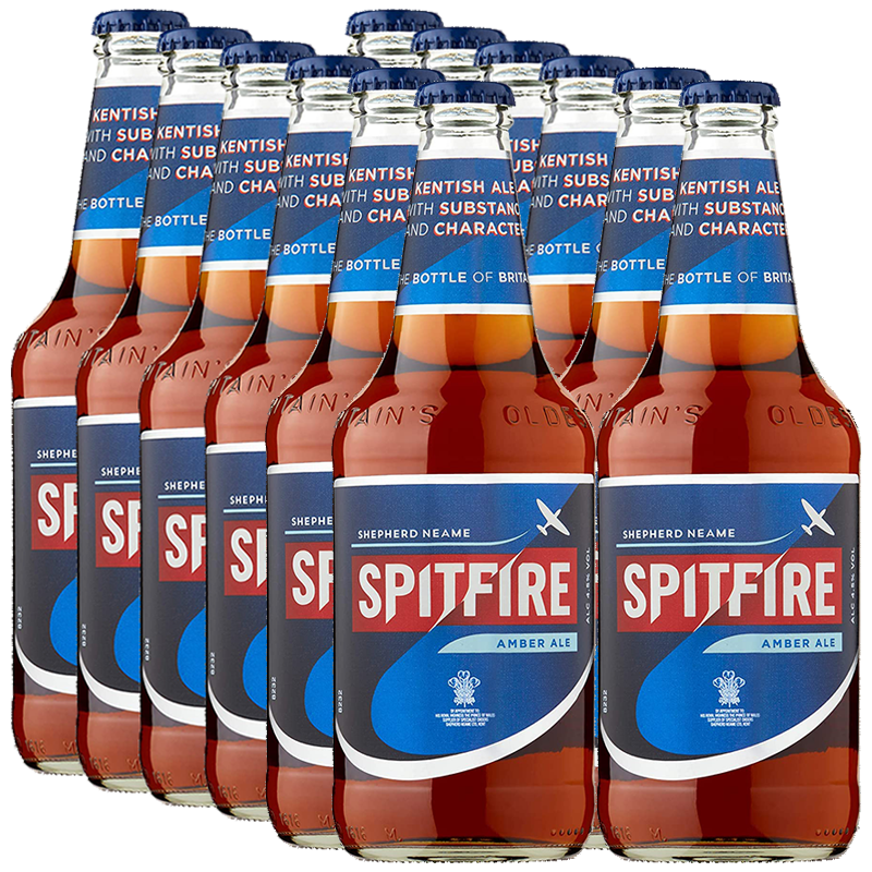 Shepherd Neame Spitfire Amber Ale 4.5% 500ml - 12 Pack