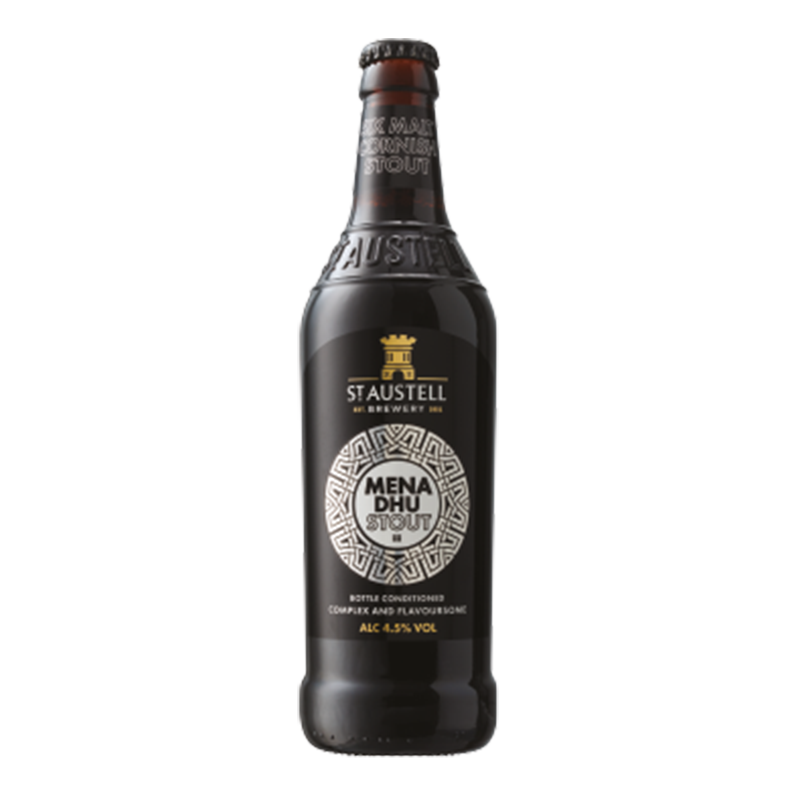 St Austell Mena Dhu Stout 4.5% 500ml