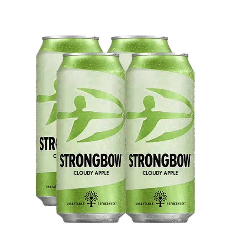 Strongbow Cloudy Apple Cider 440ml - 4 Cans