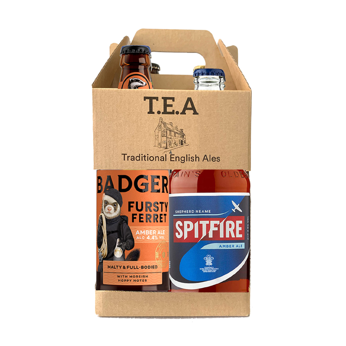 Traditional English Ales Mixed Gift Pack - 4 x 500ml Beers