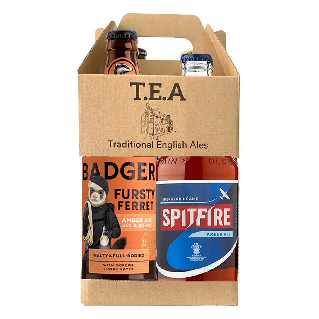 Traditional English Ales Mixed Gift Pack - 4 x 500ml Beers