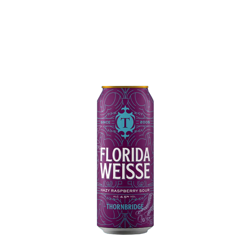 Thornbridge Florida Weisse Hazy Raspberry Sour 4.5% 440ml Can