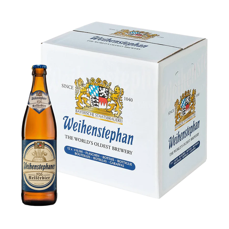 Weihenstephan 1516 Kellerbier 5.6% 500ml - 12 Pack