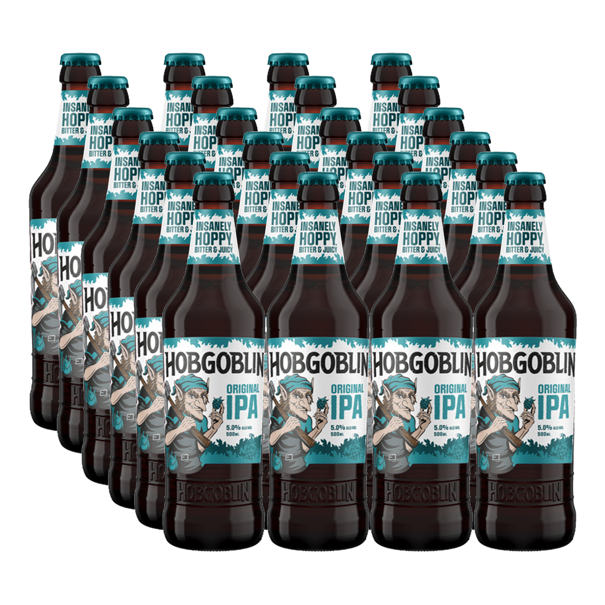Wychwood Hobgoblin Original IPA 5.0% 500ml - 24 Bottles